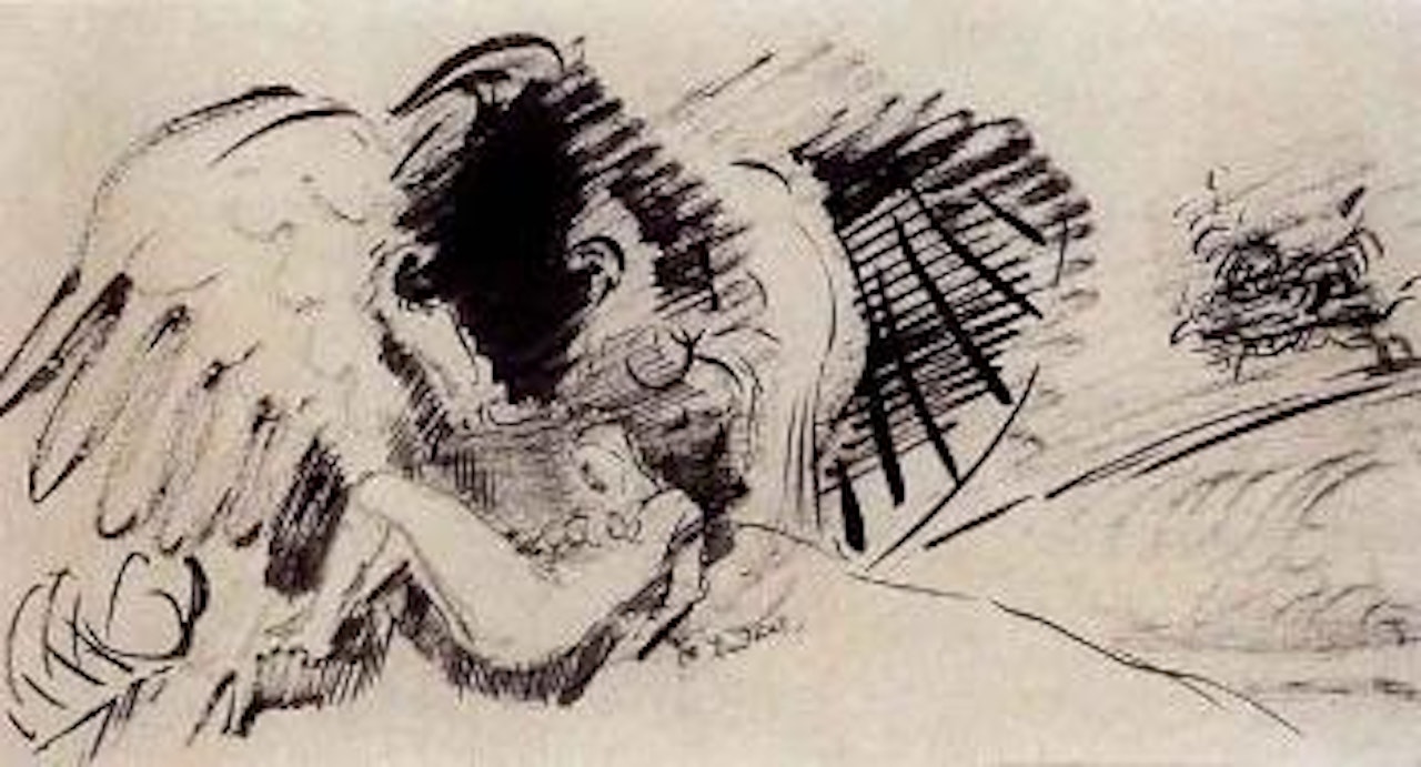 Persee et Andromede - Roger et Angelique by Odilon Redon