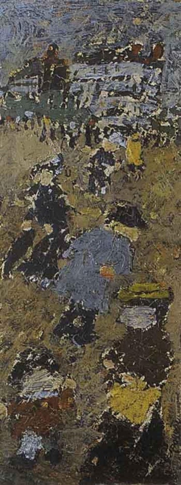 Meres et enfants dans le parc by Jean Pougny