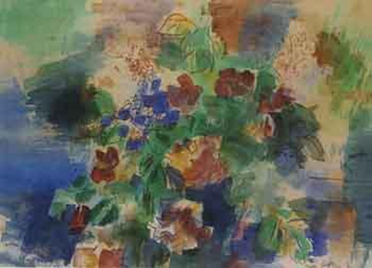 Jete de fleurs by Jean Dufy