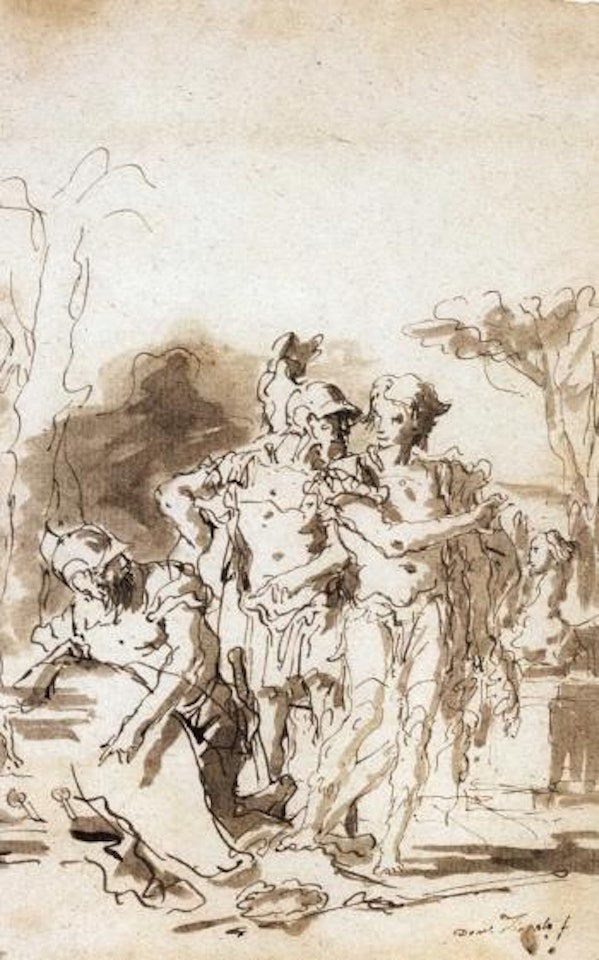 Rinaldo and Armida by Giovanni Domenico Tiepolo