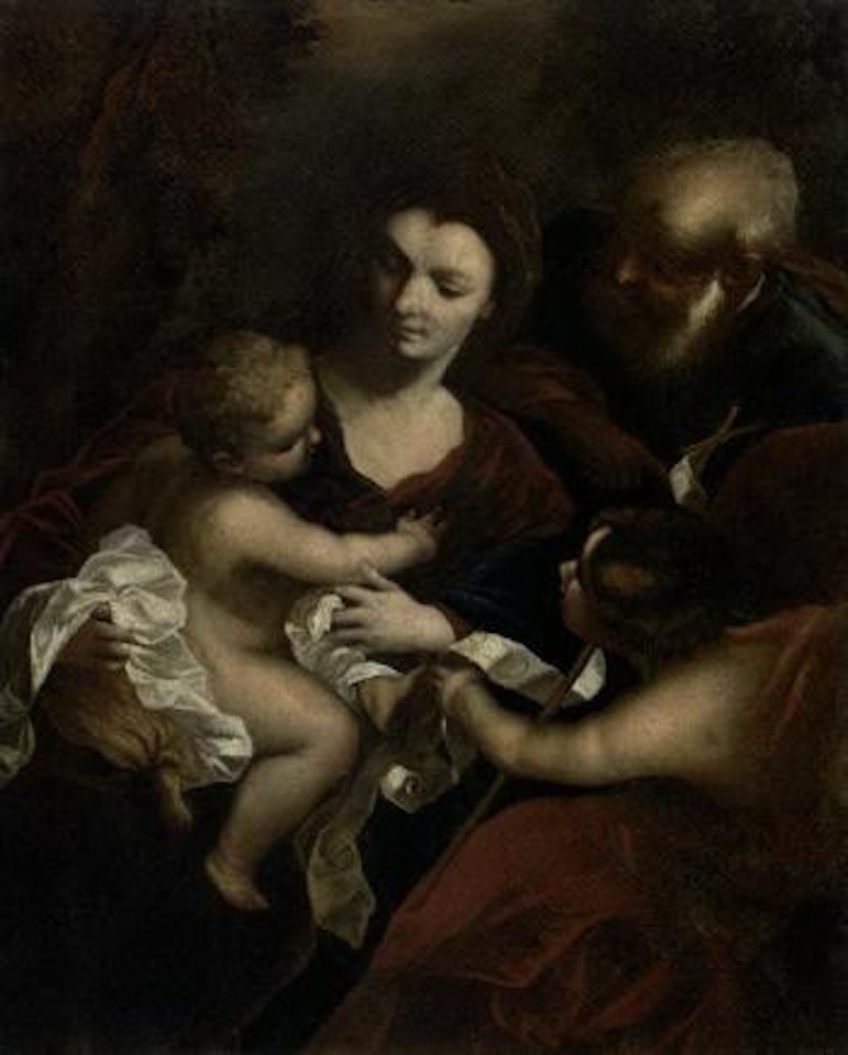 Holy Family with the infant Saint John the Baptist by Valerio Castello
