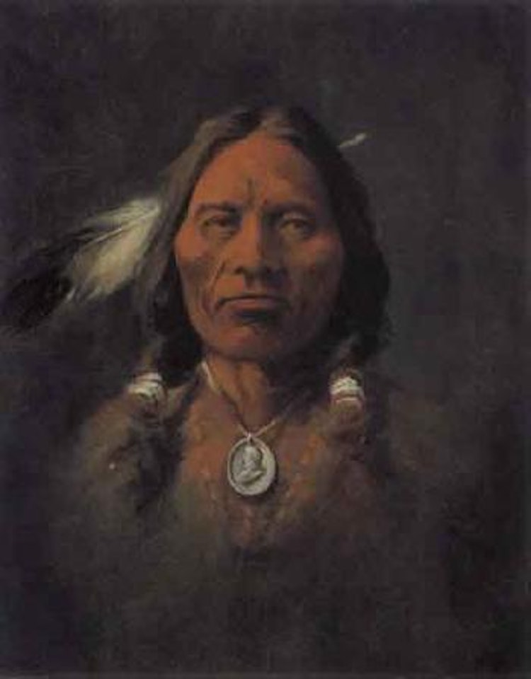 Peace medal by Edgar S. Paxson