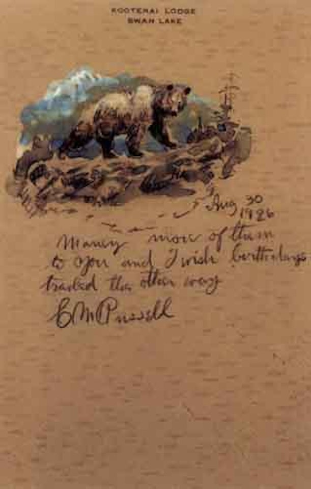 Kootenai lodge bear by Charles M Russell