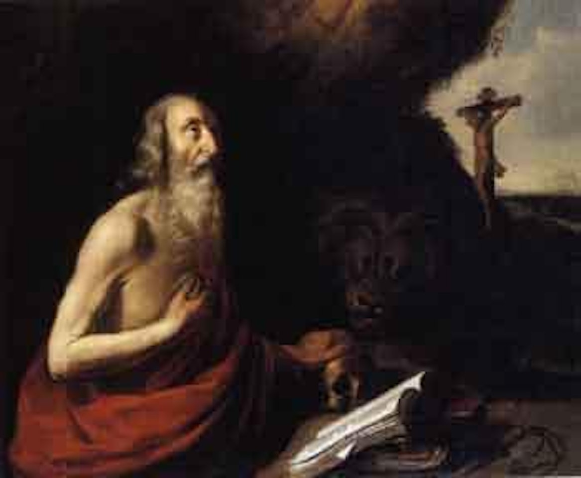 The vision of St Hieronymus by Abraham Janssens