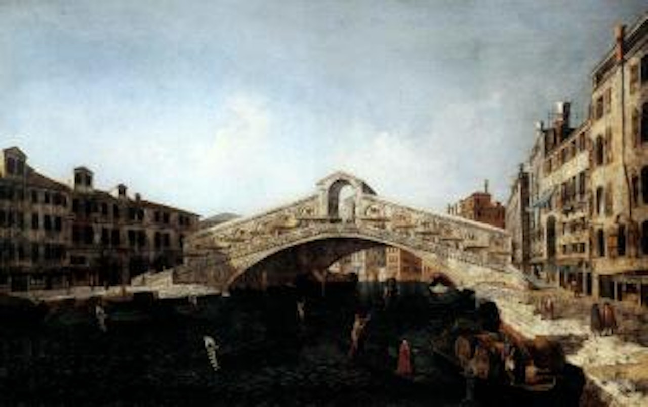 Rialto Bridge, Venice, from the south by Michele Marieschi