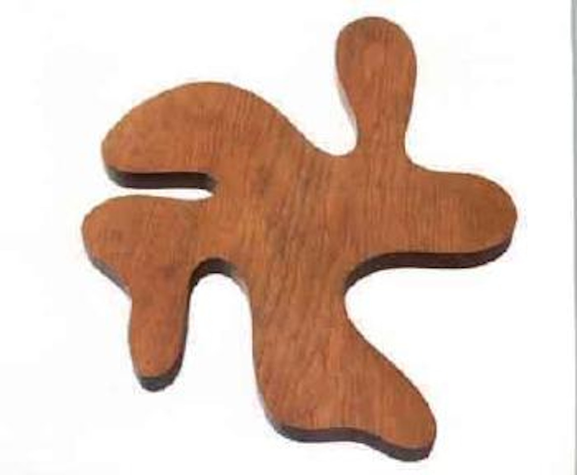 Feuille d'un homme - Feuille Seine et Oise. Feuille d'une femme - Feuille Meudon by Jean Arp