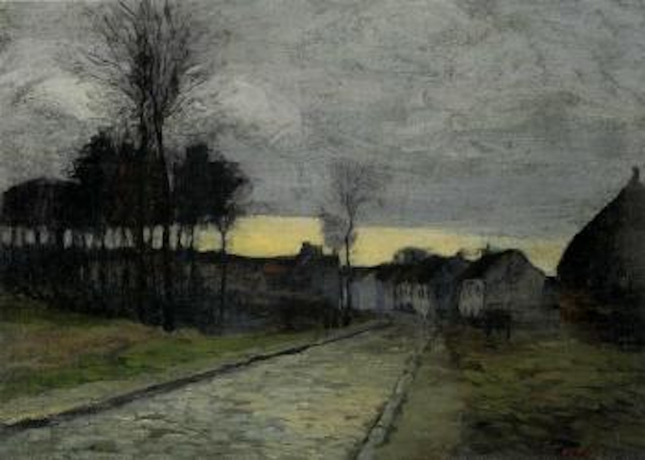 French village by Edward Willis Redfield