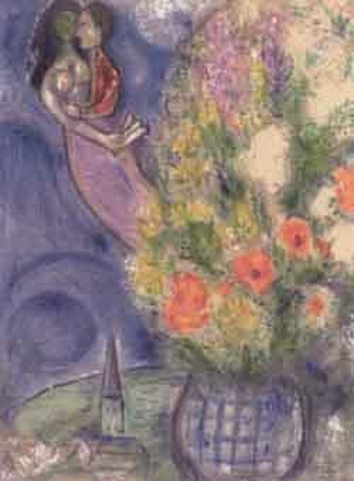 Les cocquelicots by Marc Chagall