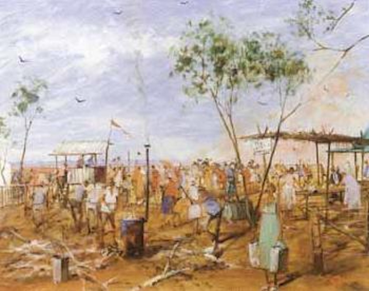 Picnic race meeting by Hugh Sawrey