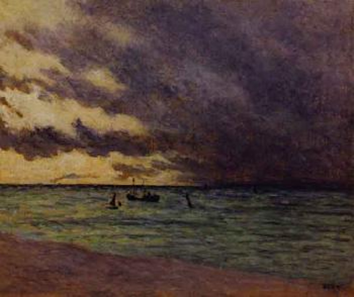 Embarcations en mer by Maximilien Luce