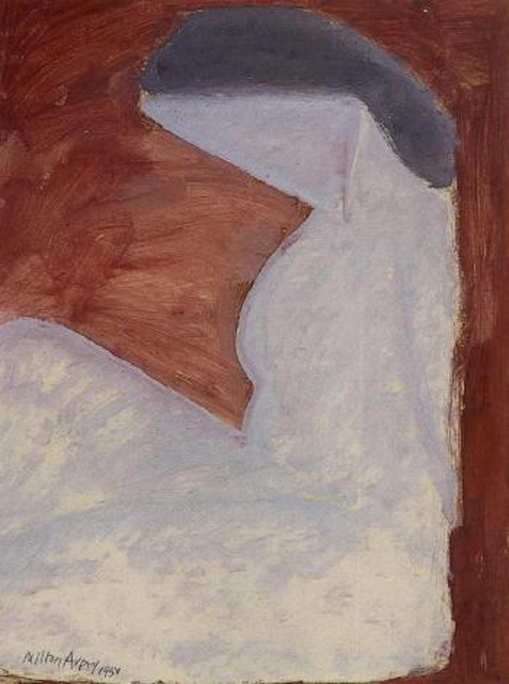 Nude with head bowed by Milton Avery