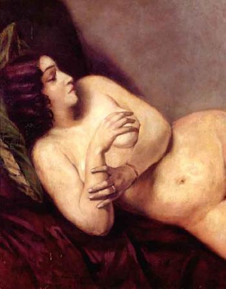 Nu endormi by Emile Bernard