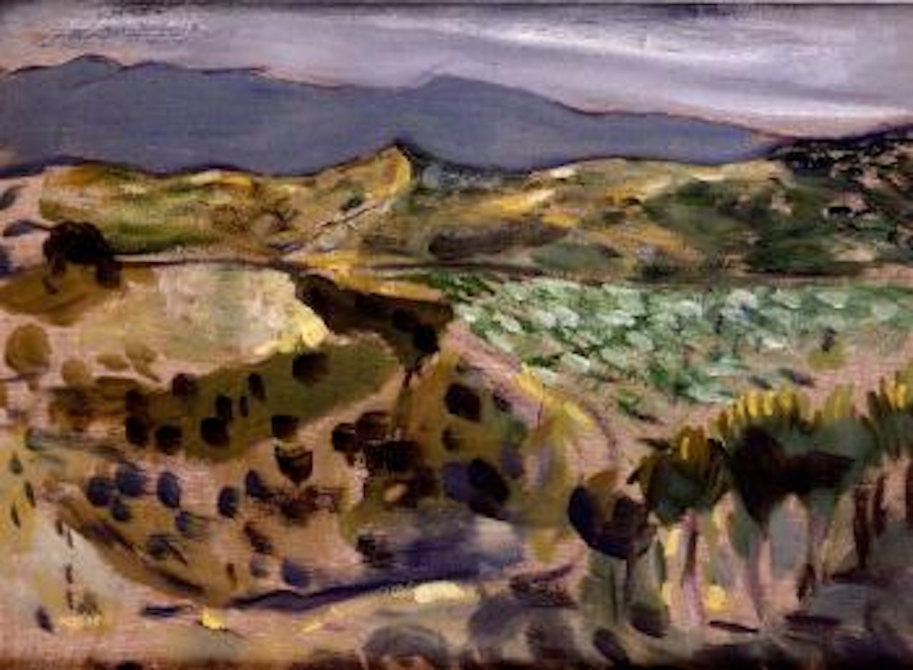 Landscape by Loret de Mar by Francisco Bores