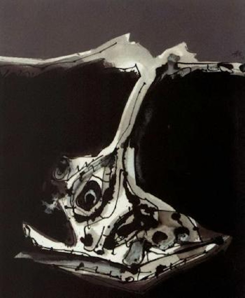 Goya's dog by Antonio Saura