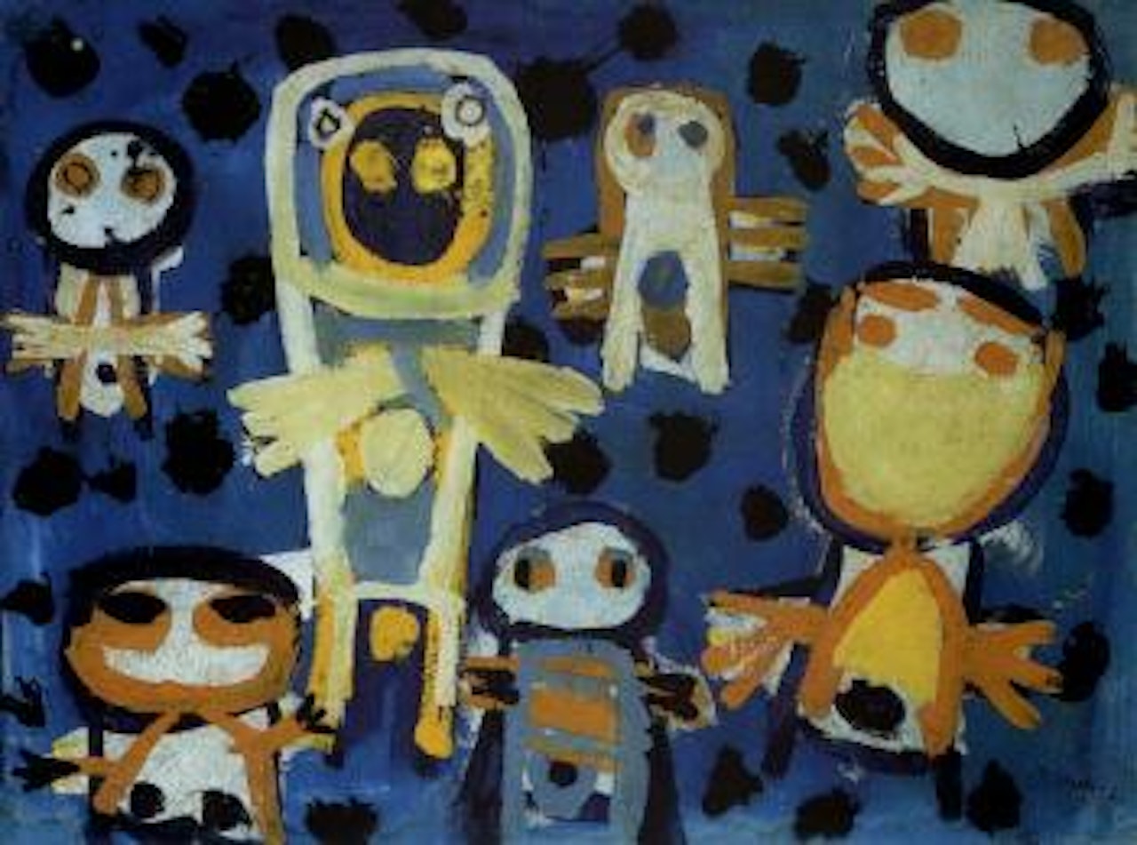 Vragende kinderen by Karel Appel