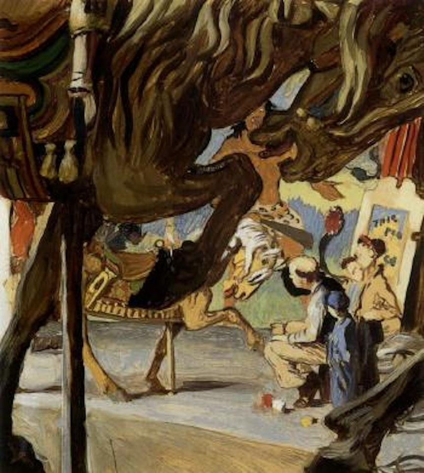 Merry go round by Norman Rockwell