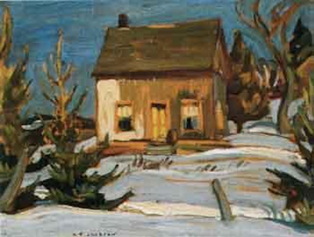 Gatineau farm house by Alexander Young Jackson