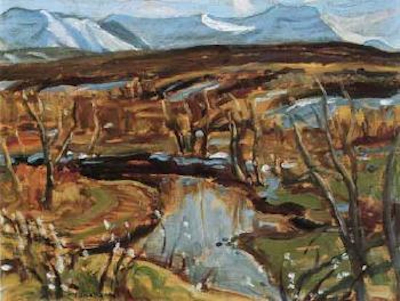Waterton park by Alexander Young Jackson
