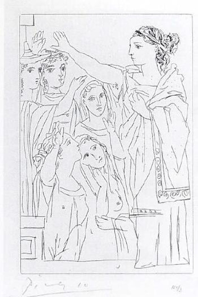 Serment des femmes by Pablo Picasso