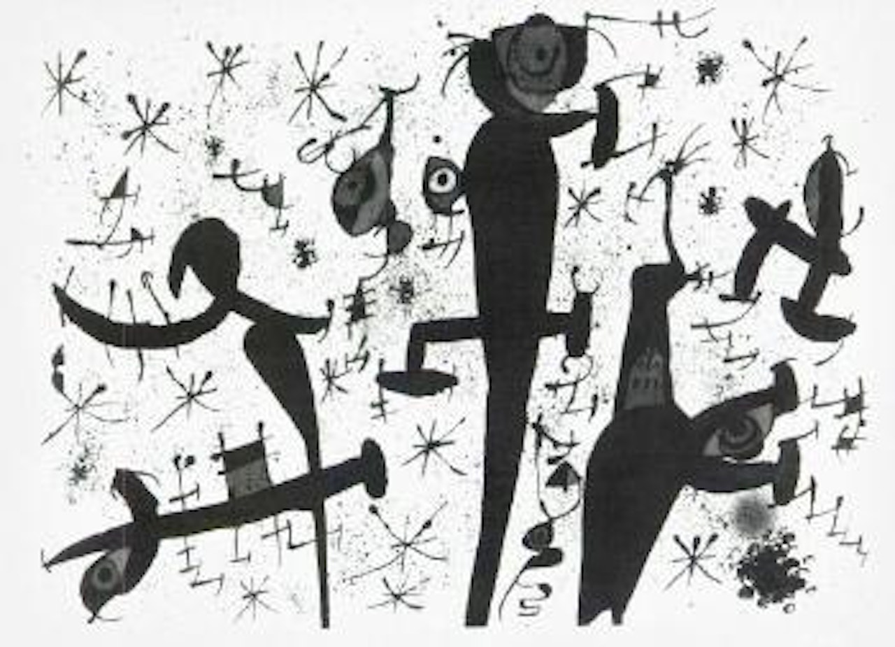 Homentage a Joan Prats by Joan Miró