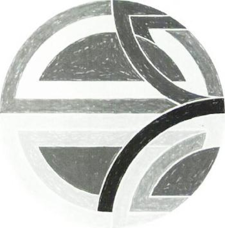 Sinjerli variation 1A by Frank Stella