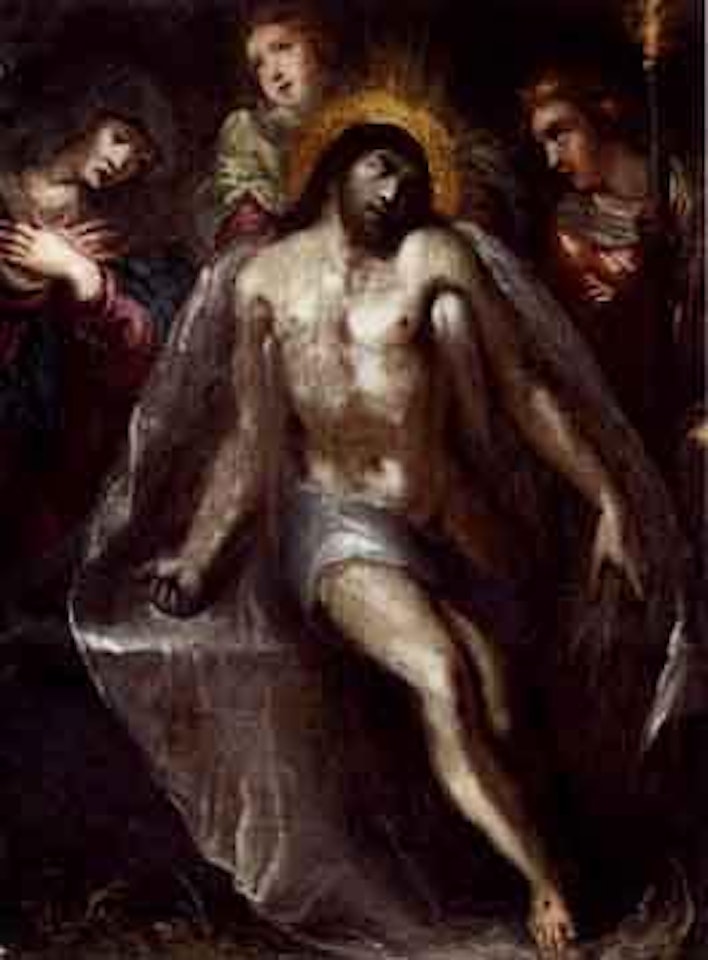 Burial of Christ with three Mary's by Frans Francken II