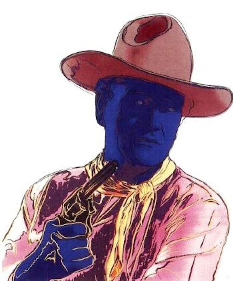 John wayne by Andy Warhol