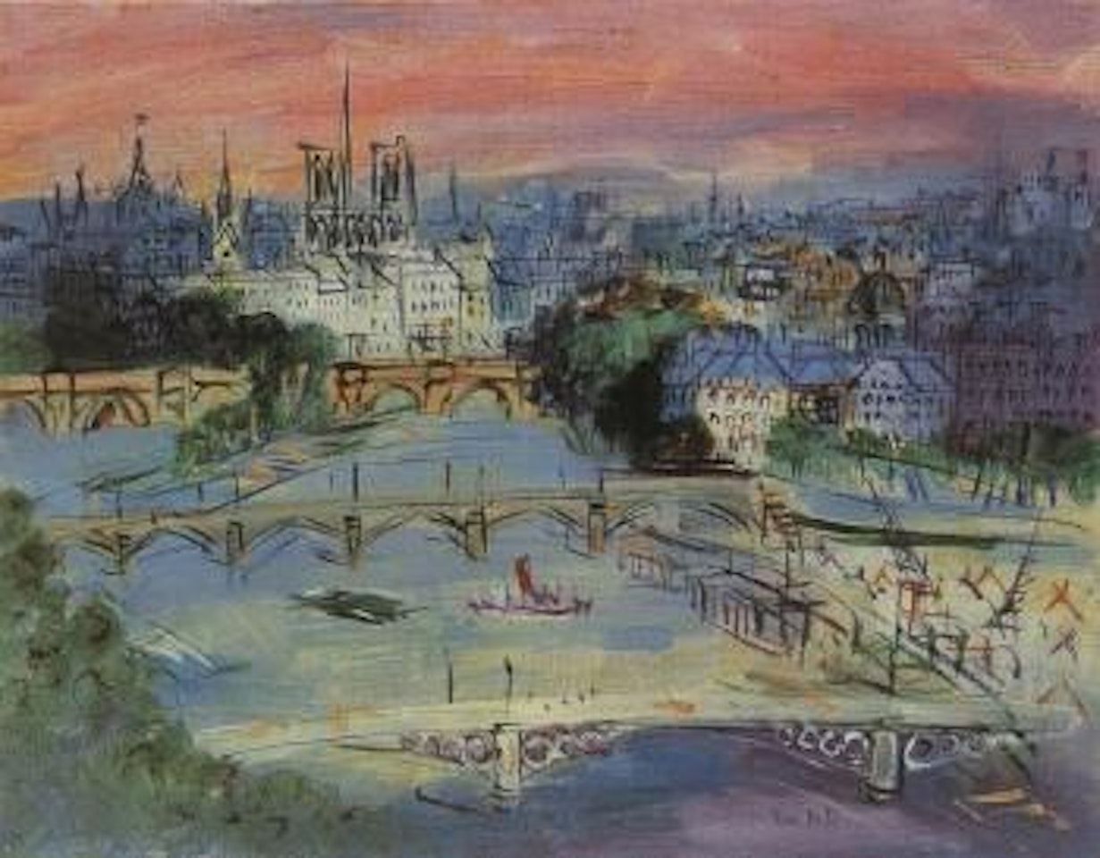 Panorama de Paris et de la Seine by Jean Dufy