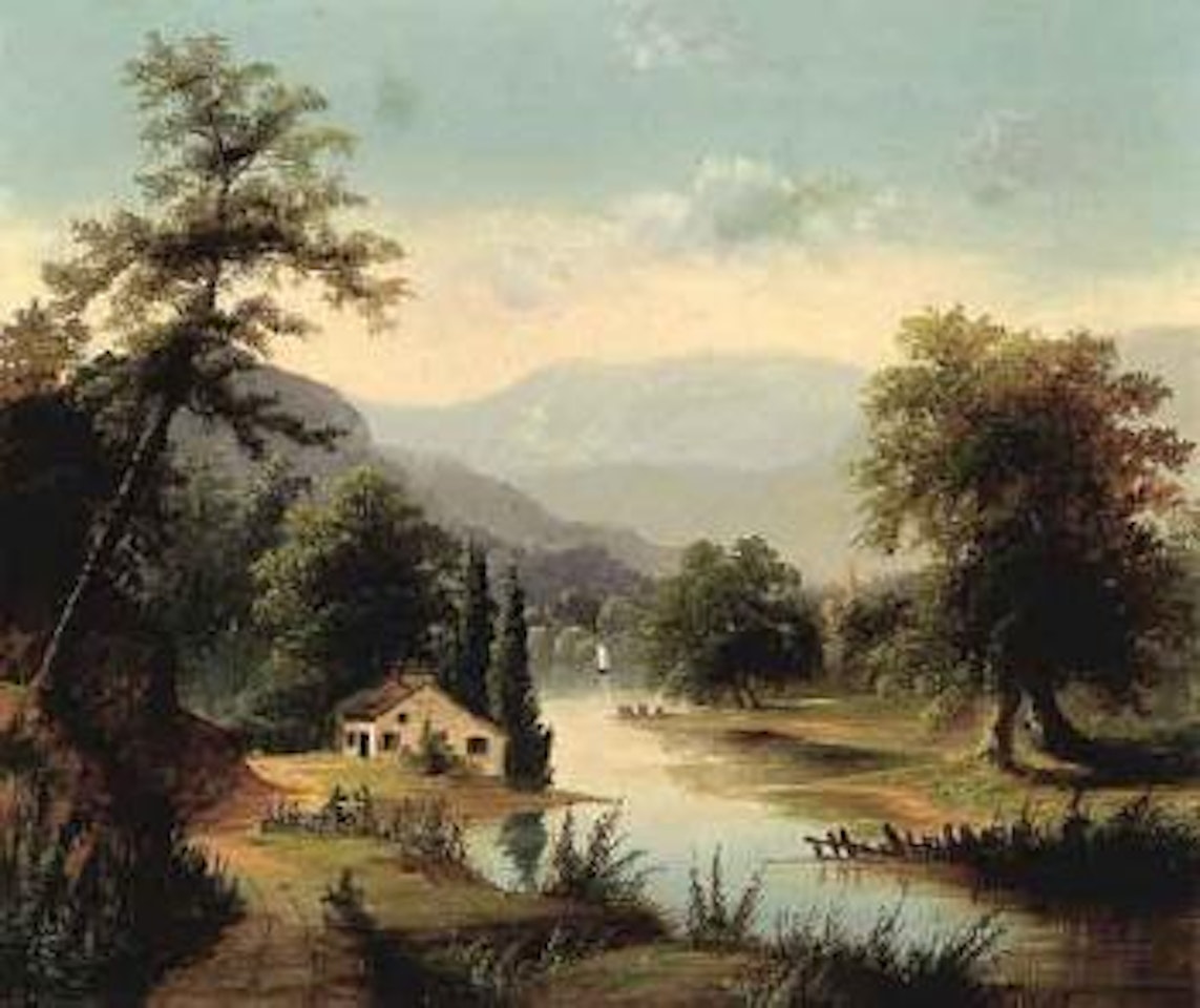 View along the Hudson by Thomas Doughty