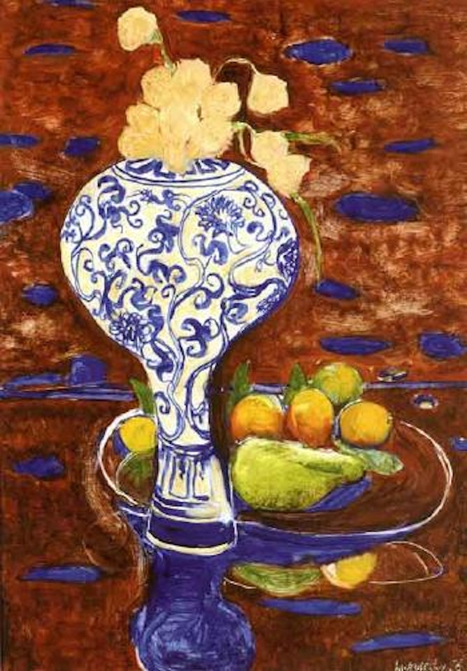 Still life with fruit by Brett Whiteley