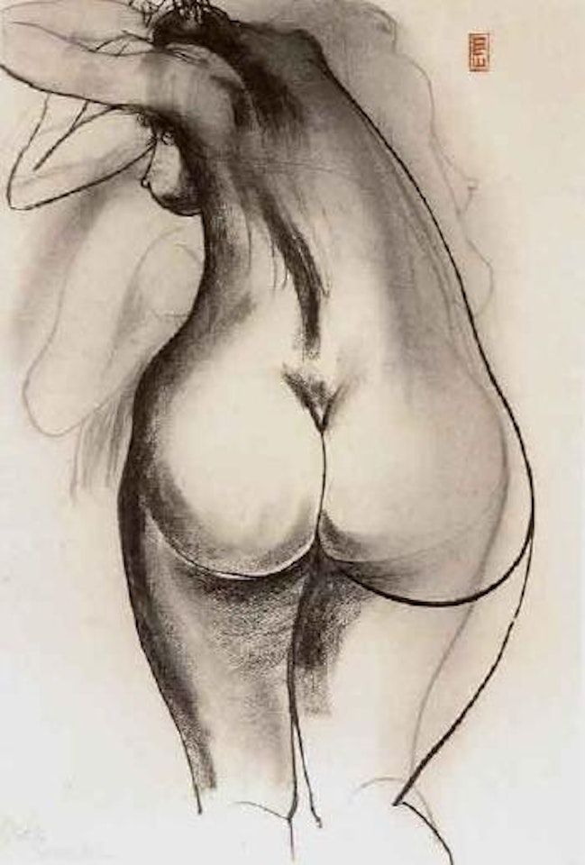 Nude torso by Brett Whiteley