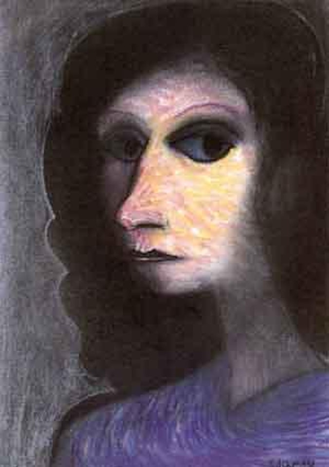 Portrait of a woman by Charles Blackman
