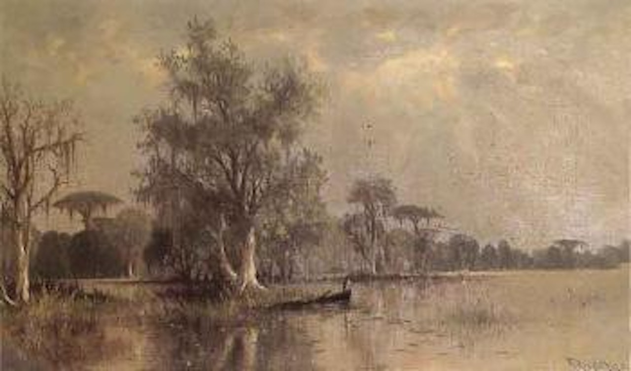 Bayou scene by Joseph R. Meeker