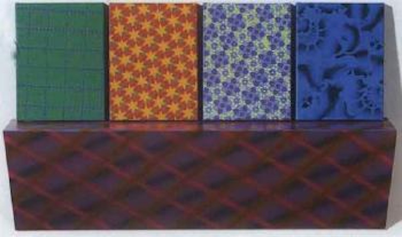 Lattice console by Howard Arkley