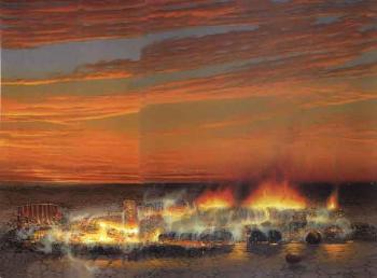 Towards an evening by Tim Storrier