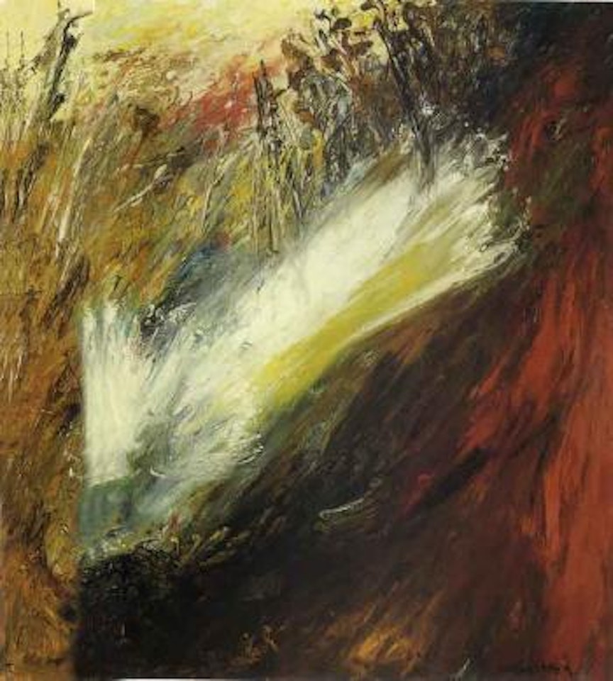 Bride at a waterfall by Arthur Merric Bloomfield Boyd