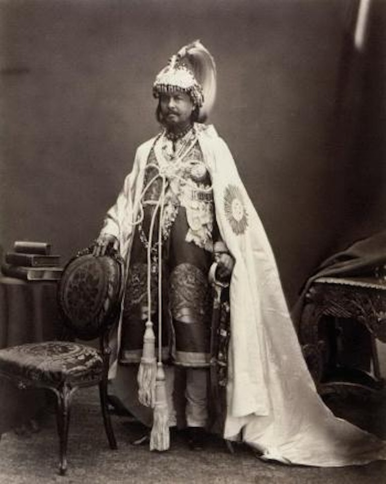 Hunting scene by Mughal School