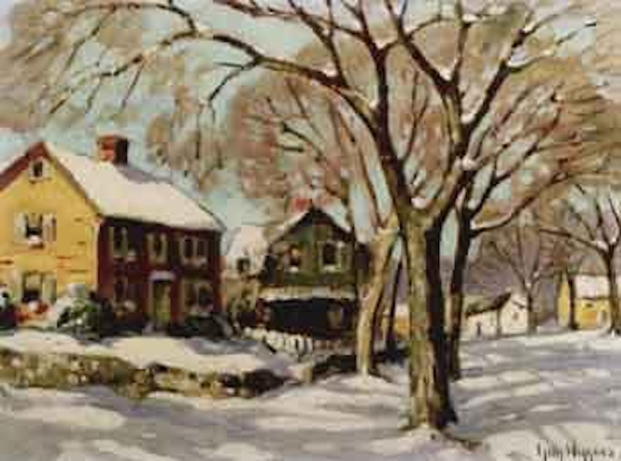 Winter scene by Guy Carleton Wiggins