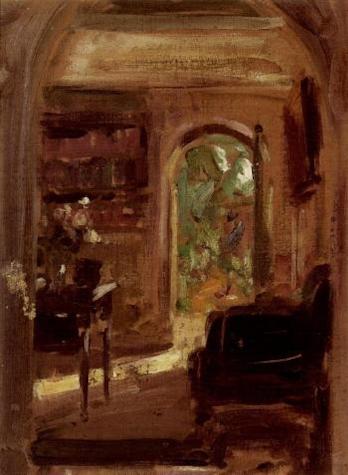 Into the garden by Francis Campbell Boileau Cadell