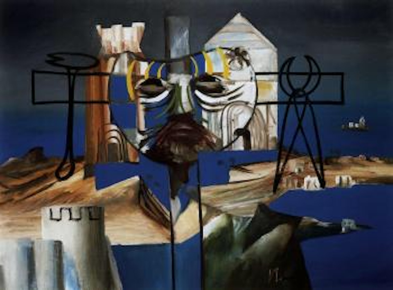 Italian crucifix by Sidney Nolan
