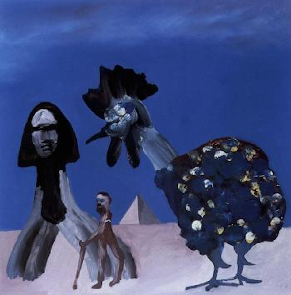 Notes for Oedipus - with naked figure by Sidney Nolan