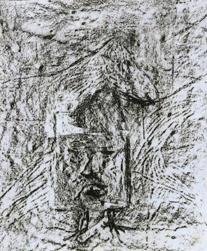 Kelly and horse by Sidney Nolan