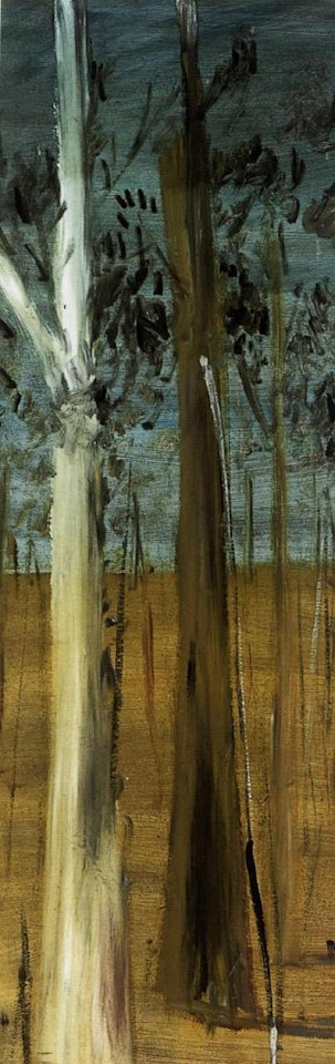 Hare in trap by Sidney Nolan