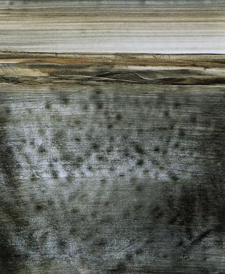 Salt plains, inland landscape by Sidney Nolan