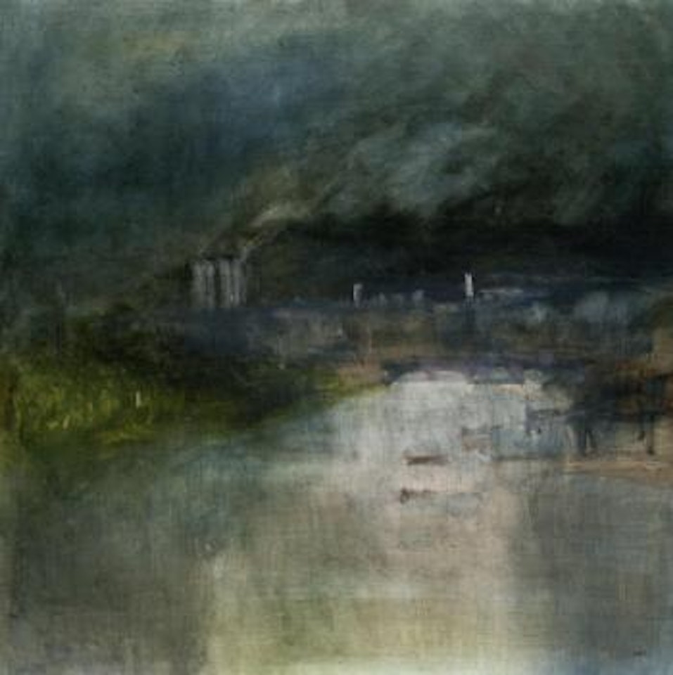 Thames morning by Sidney Nolan