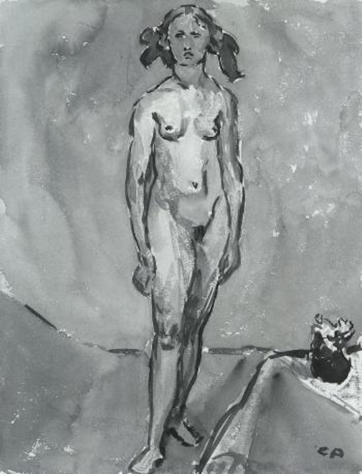 Grety as nude by Cuno Amiet