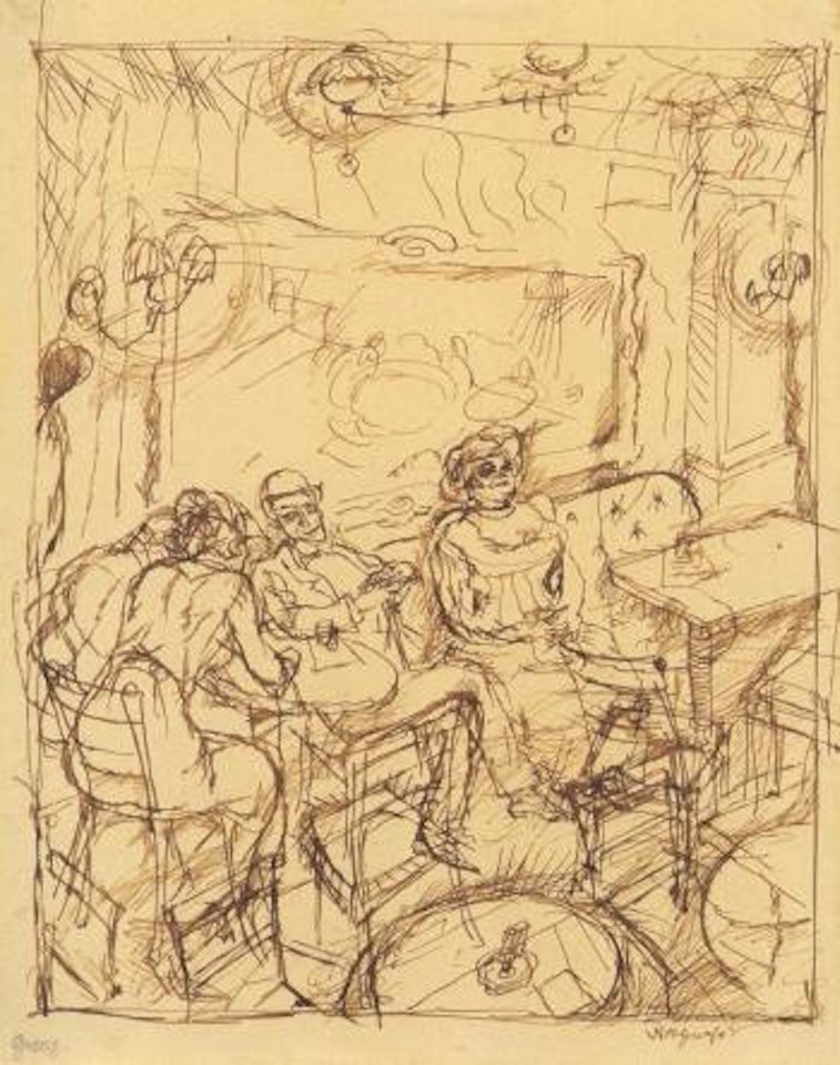 Night cafe by George Grosz