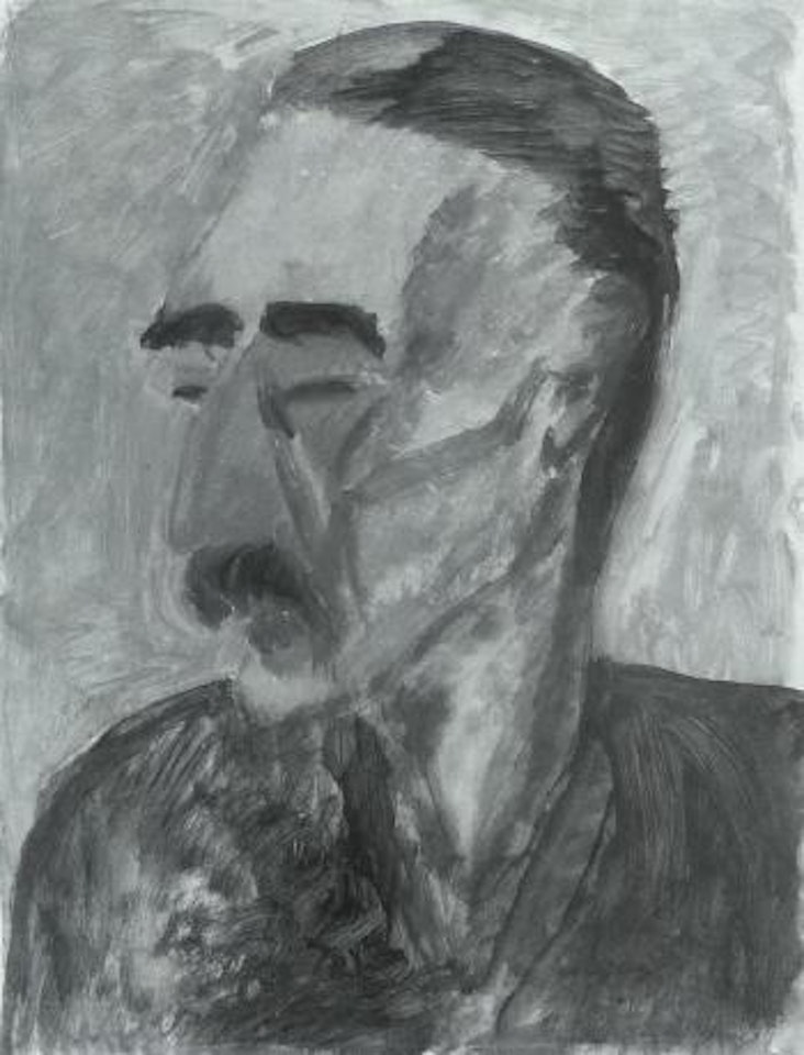 Portrait of man by Erich Heckel