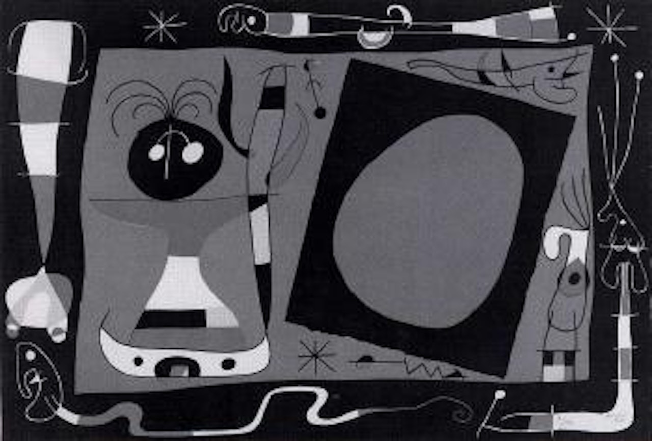 Femme au miroir by Joan Miró
