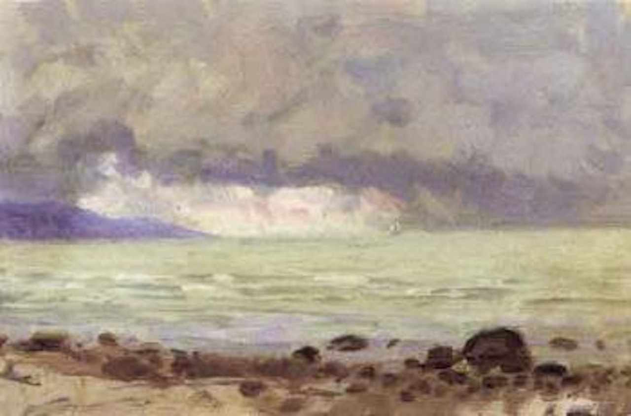 View across the sea by Paul Fischer